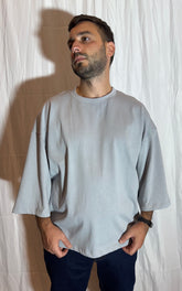 T-SHIRT CROPPED GRIGIA