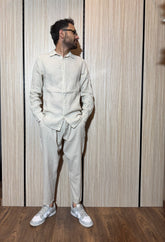 PANTALACCIO LINO BEIGE