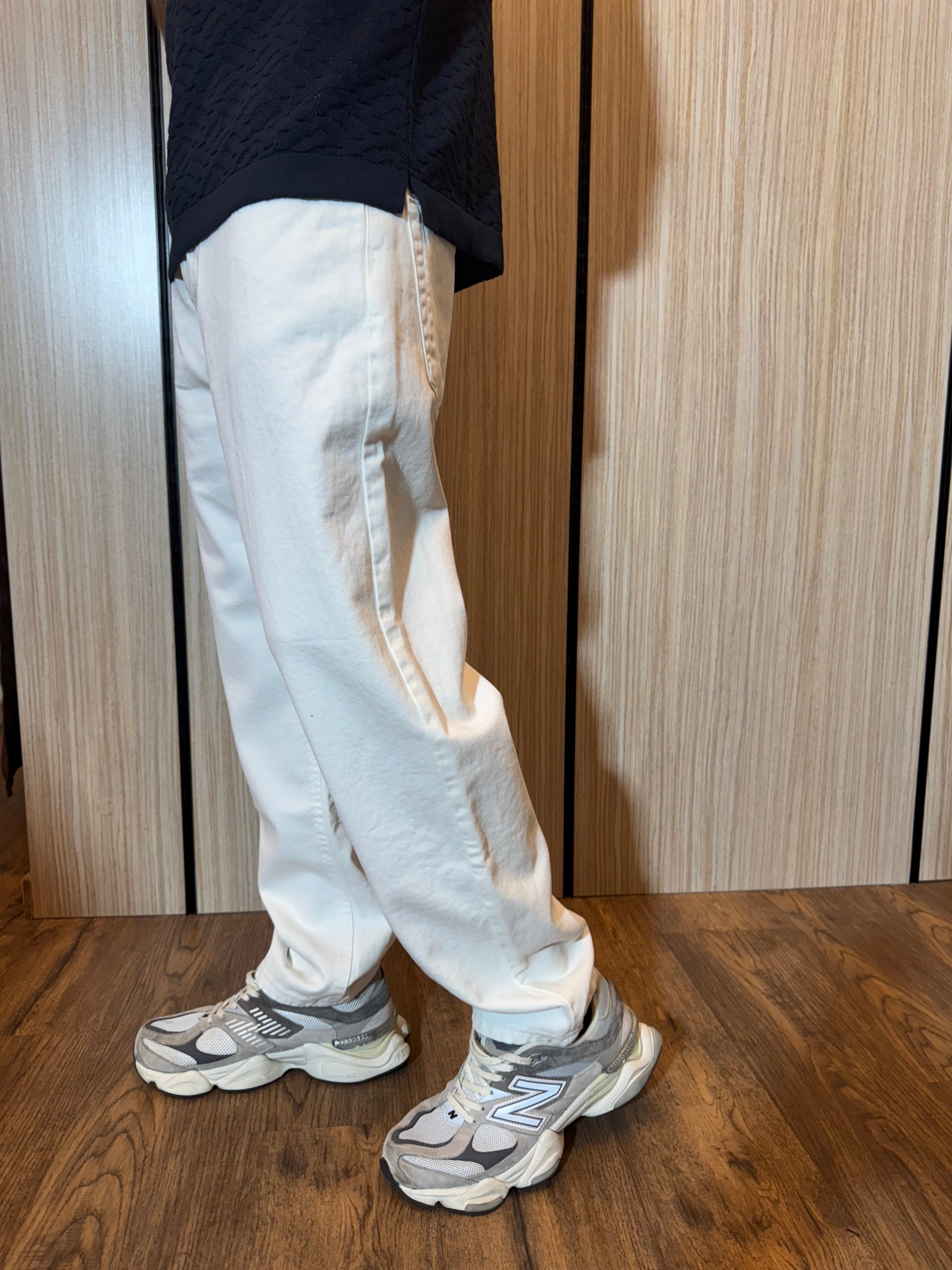 JEANS BAGGY WHITE