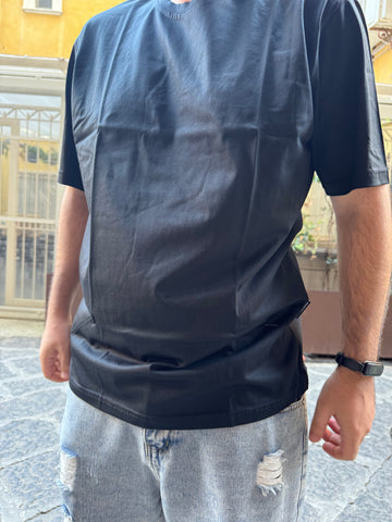 T-SHIRT BASIC EFFETTO SETA NJB - Bluff Clothing Store