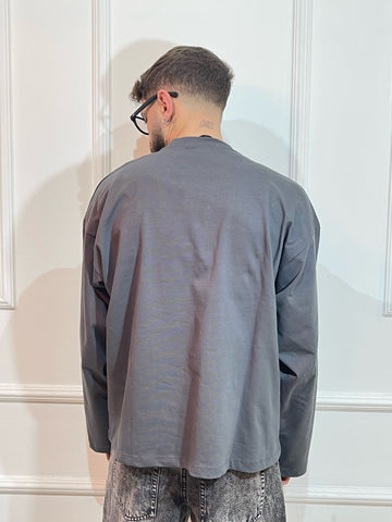 MAGLIA OVERSIZE MANICA LUNGA