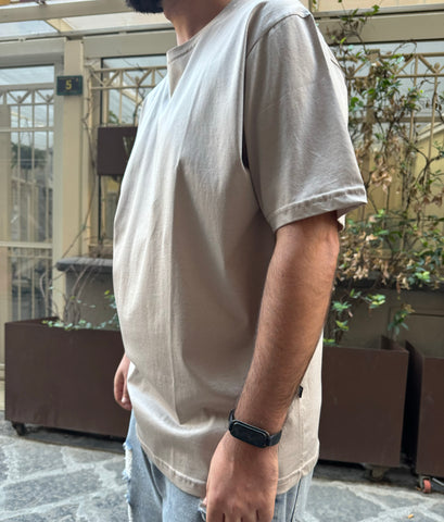 T-SHIRT BASIC EFFETTO SETA NJB - Bluff Clothing Store