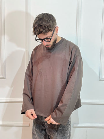 MAGLIA OVERSIZE MANICA LUNGA