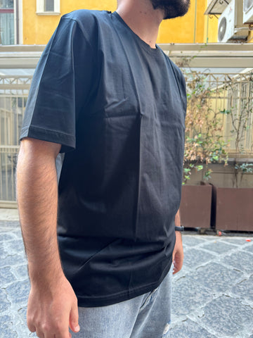 T-SHIRT BASIC EFFETTO SETA NJB - Bluff Clothing Store
