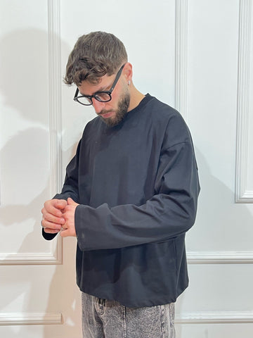 MAGLIA OVERSIZE MANICA LUNGA