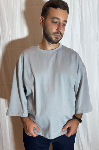 T-SHIRT CROPPED GRIGIA