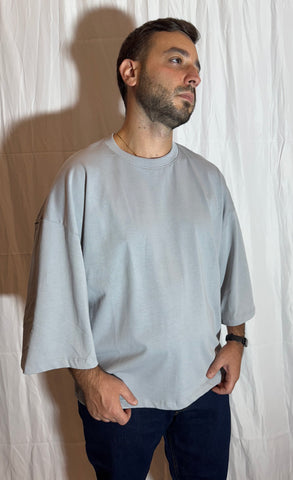 T-SHIRT CROPPED GRIGIA