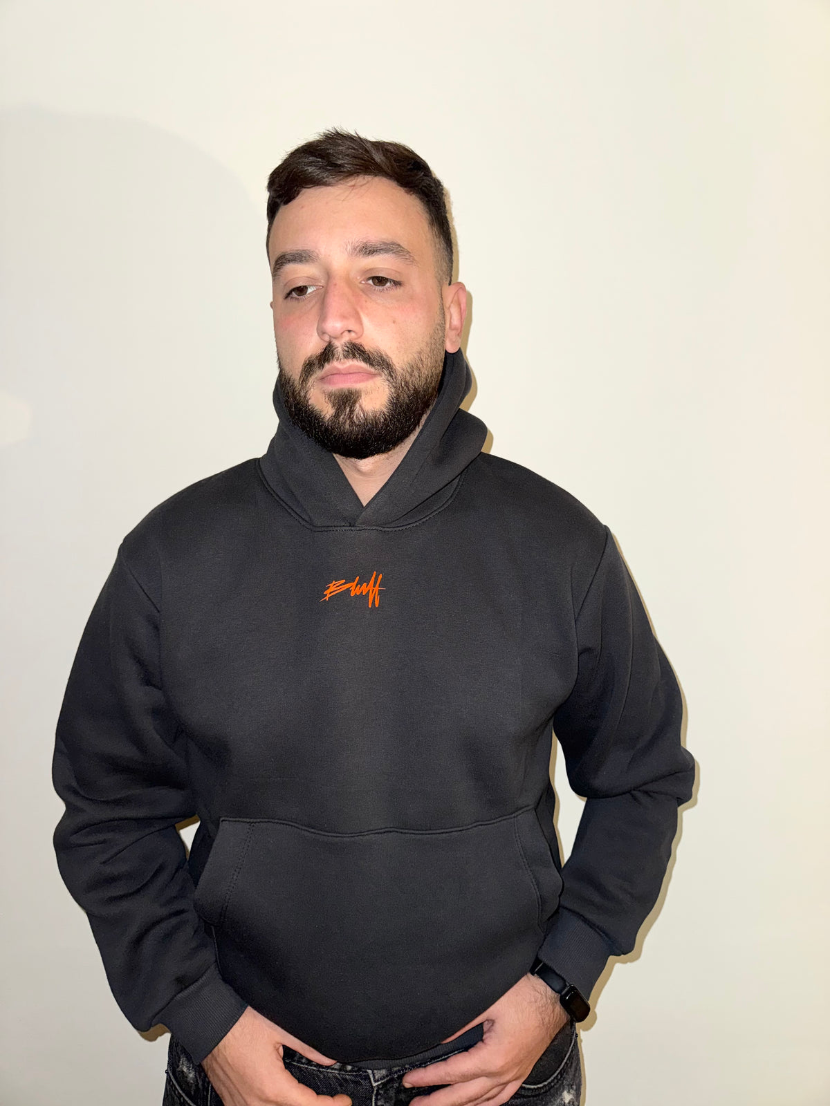 FELPA BOXYFIT PIOMBO