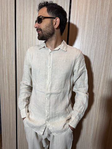 CAMICIA LINO BEIGE