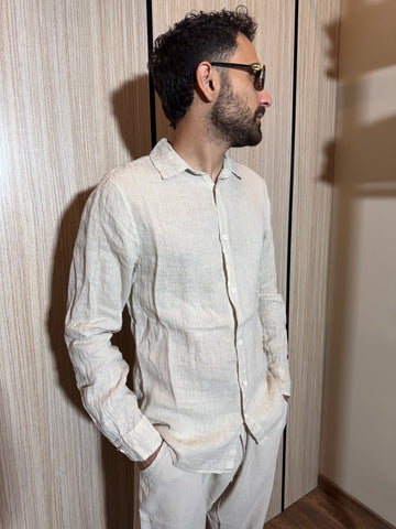 CAMICIA LINO BEIGE
