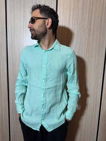 CAMICIA LINO MENTA