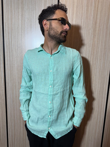 CAMICIA LINO MENTA